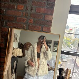 Love Tree Cream Teddy Jacket